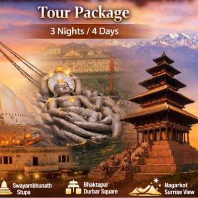 Best Kathmandu and Nagarkot Tour Package 3 Nights 4 Days