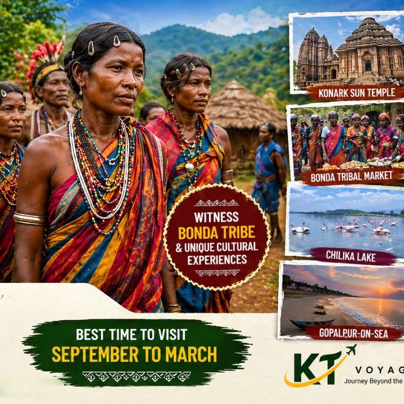 Odisha Tribal Tour Package 8 Days 7 Nights Bonda Tribe, Koraput & Cultural Tour | KT Voyages